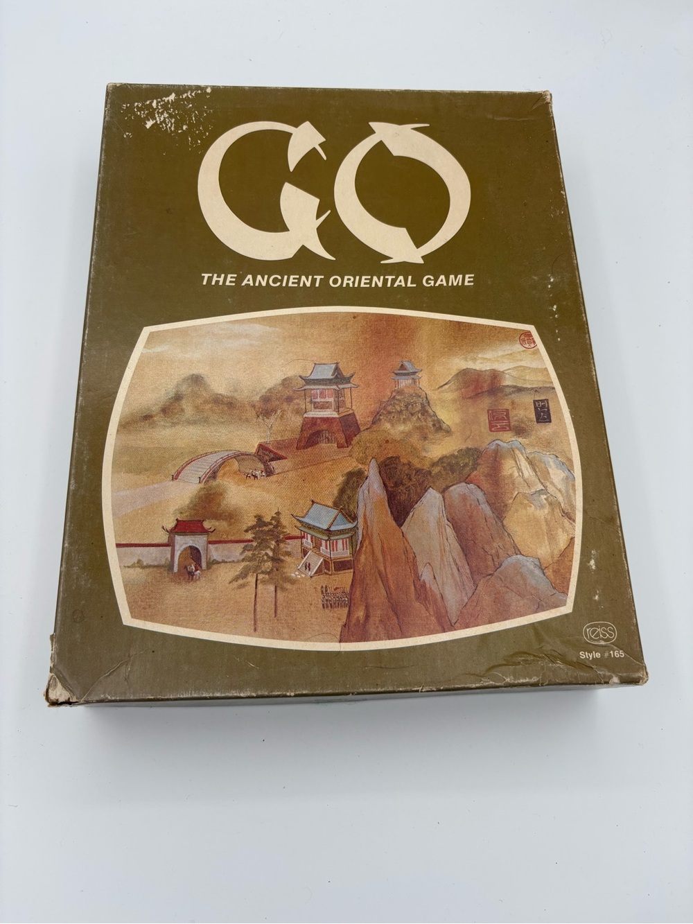 1974 GO The Ancient Oriental Game Board Reiss Dynamic Bookshelf Game #165 USA
